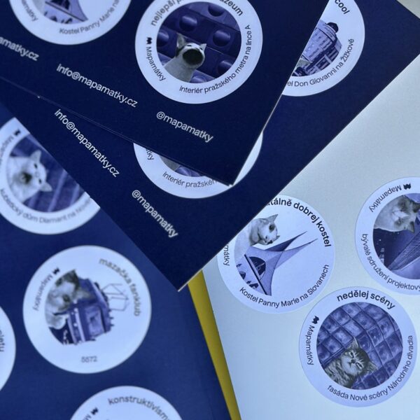 Samolepky stickers funky architecture cats memes 6
